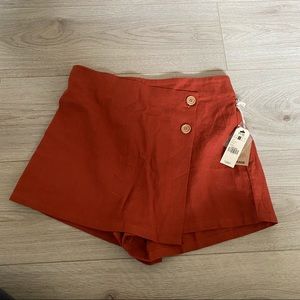 Garage burnt orange skort